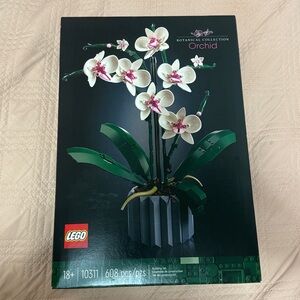 LEGO Orchid Set with White and Pink Blooms